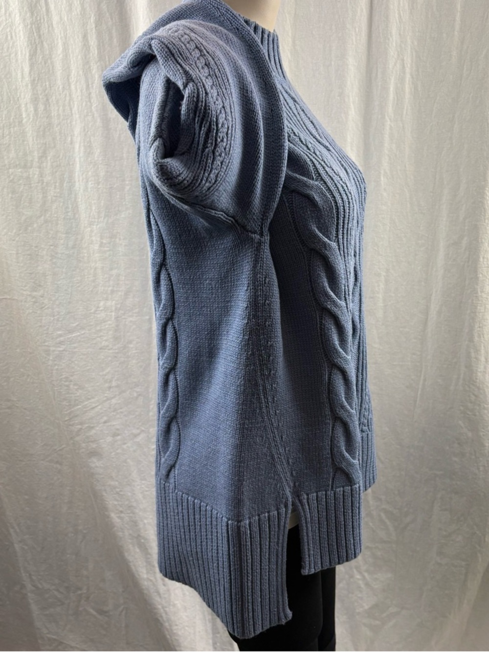 Soia & Kyo Dusty Blue Chelsea Sweater S - Picture 8 of 13